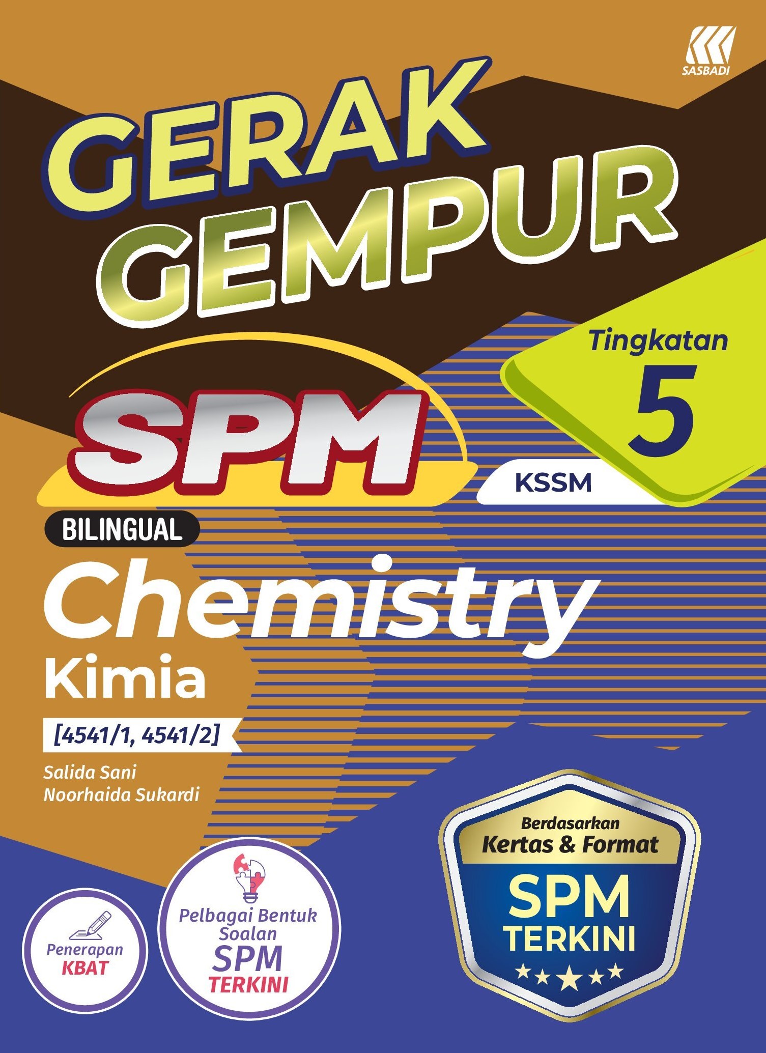Gerak Gempur SPM Kimia (Bilingual) Ting. 5 Cover